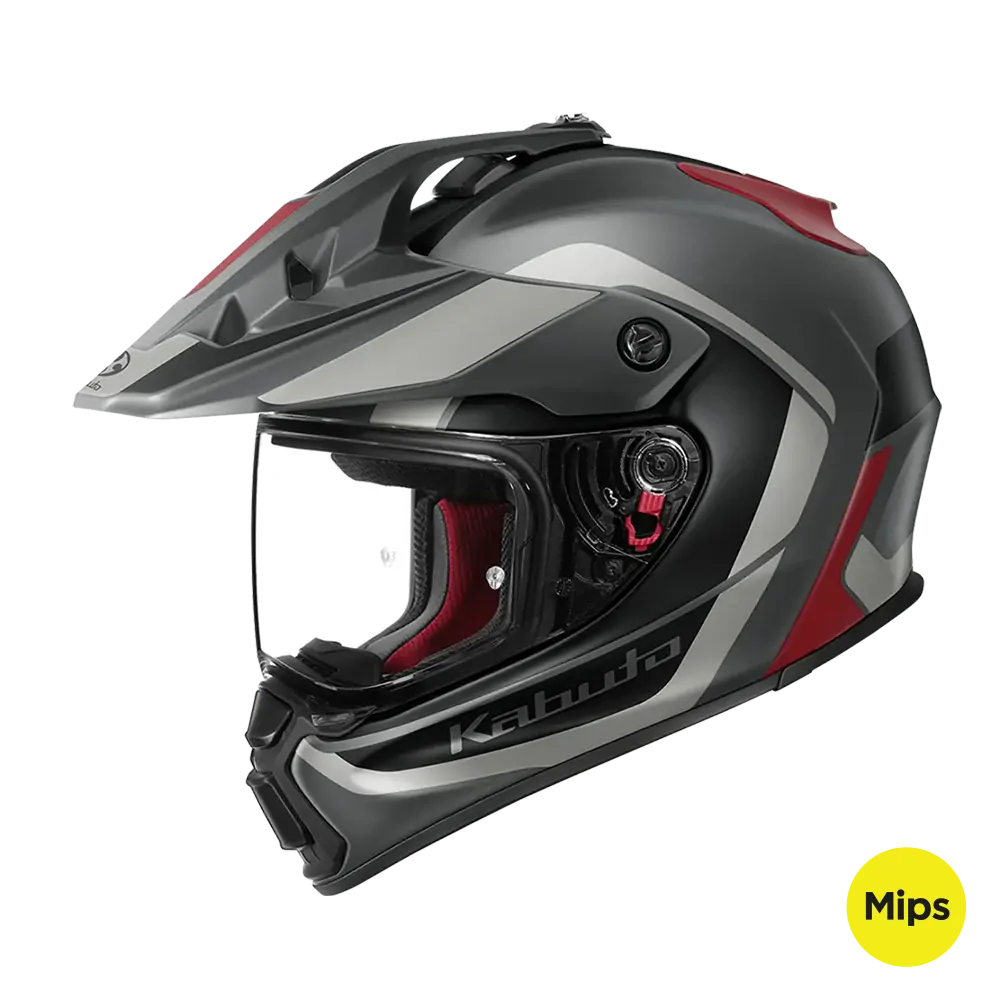 GEOSYS GT MIPS BLOCK GUNMETAL RED - S