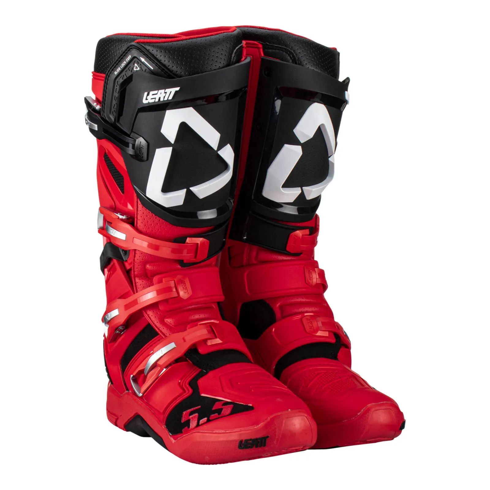 Leatt 5.5 FlexLock Boot - Red (US8/EU42)