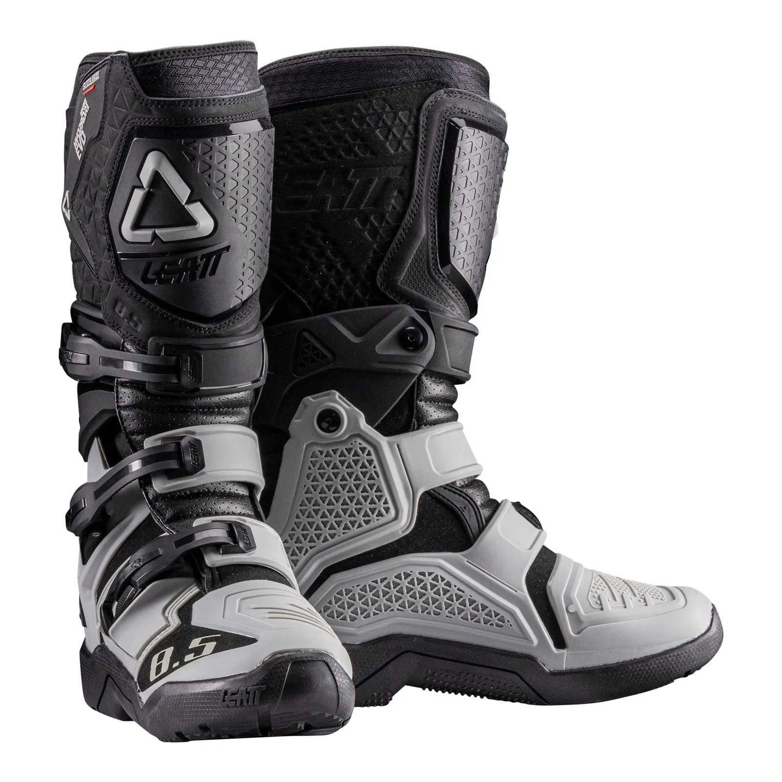 Leatt 8.5 ADV HydraDri Boot - Black - Grey (US8 UK7 EU42 CM26.5)