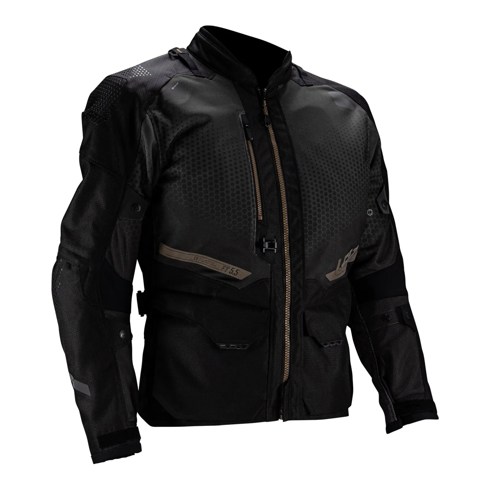 Leatt 5.5 ADV FlowTour Jacket - Stealth (S/US38/EU48)