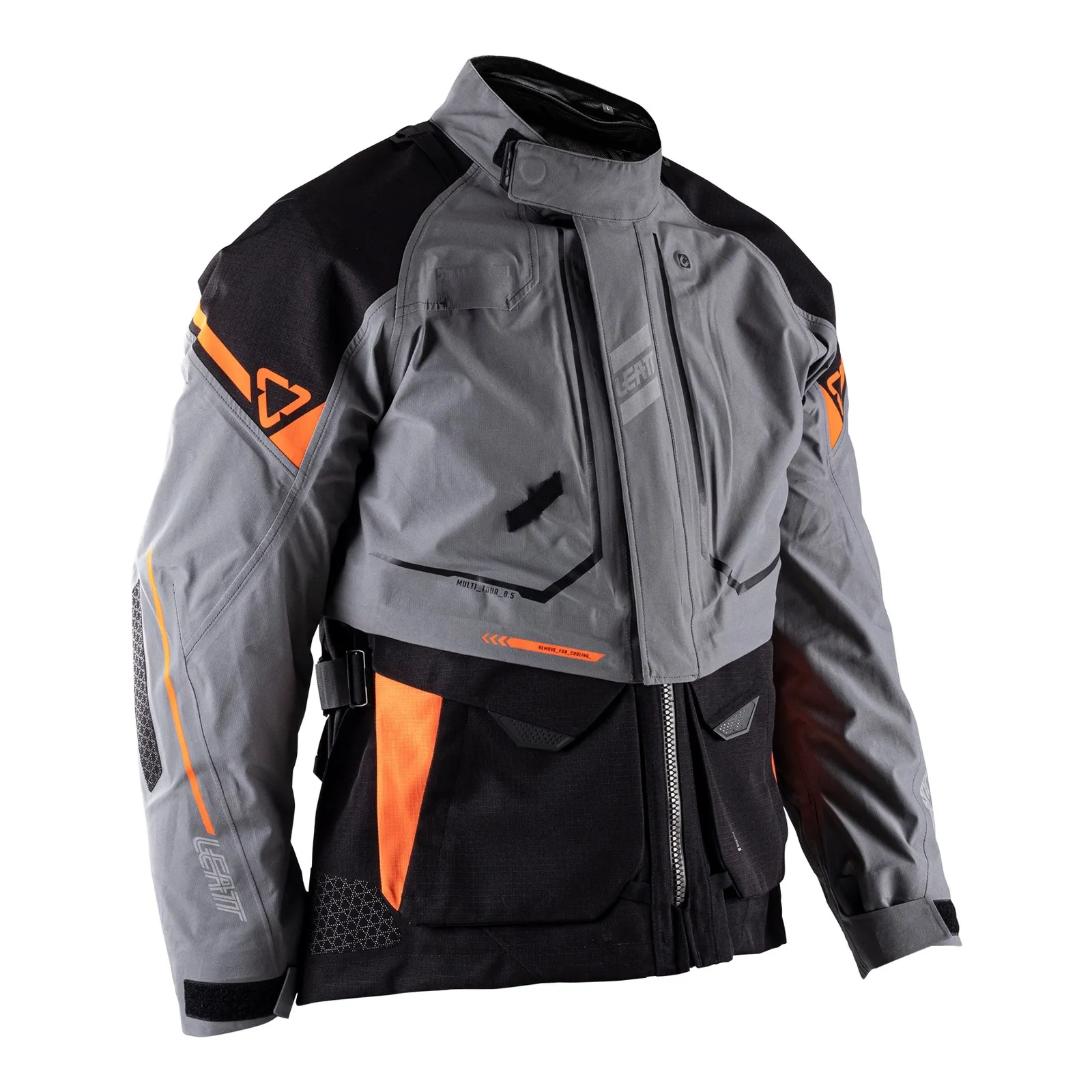 Leatt 8.5 ADV Multitour Jacket - Iron / Grey (L/US42/EU52)