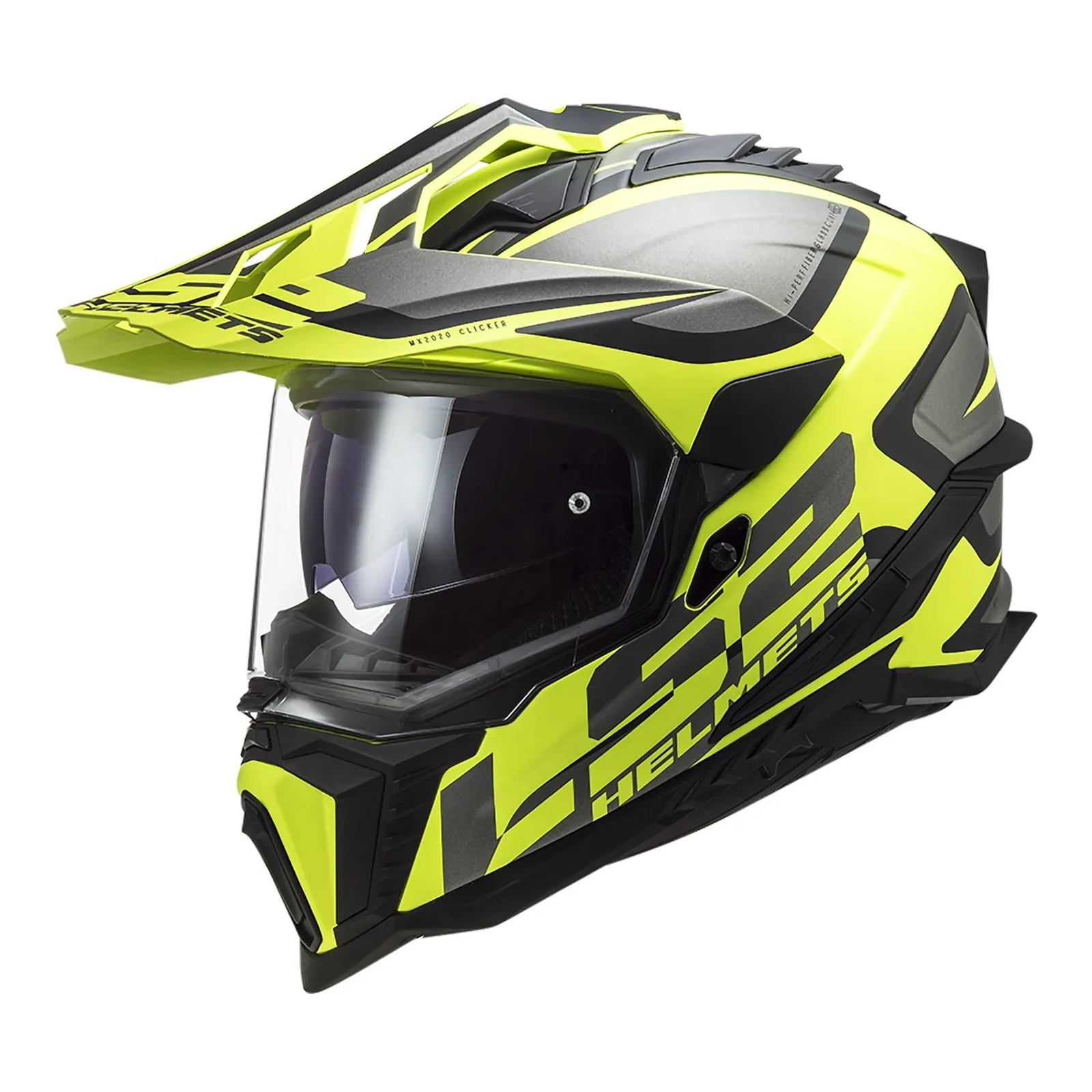 LS2 MX701 Explorer (XS) Alter - Matte Black / Hi-Vis Yellow