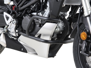 Honda CBR125R with Hepco & Becker engine guard - crash bars from Motorcycle Adventure Products