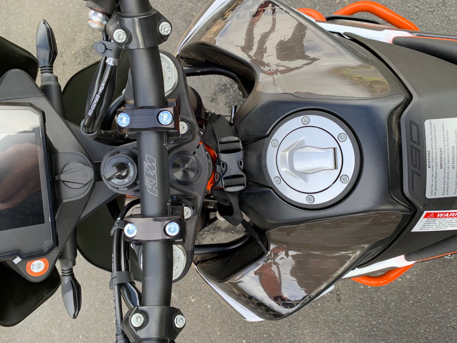 ktm 790 adventure r bar risers