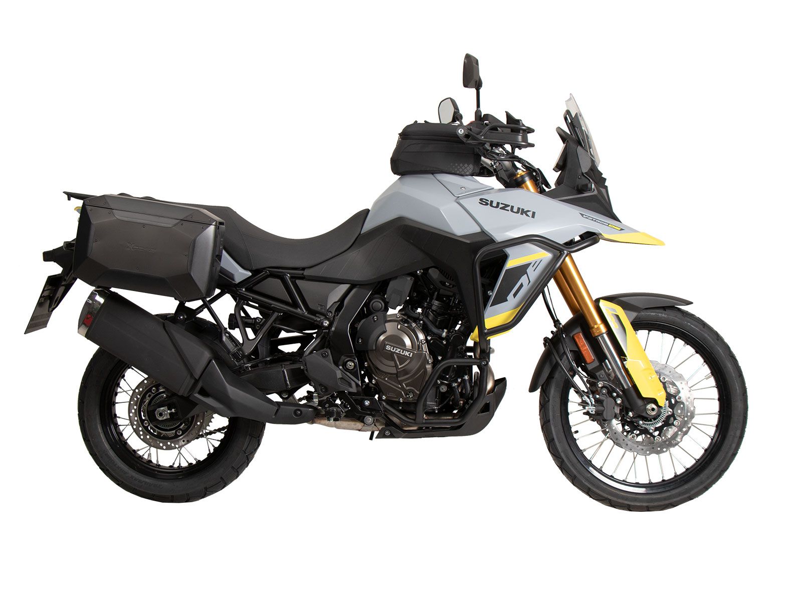 2023 Suzuki Vstrom 800 fitted with Hepco & Becker by Motorcycle Adventure Products Australia