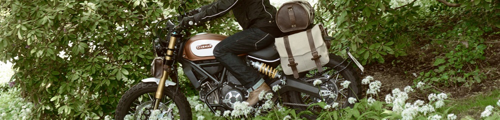 Legacy motorcycle luggage from Hepco & Becker! a timeless product line. Brand-new and yet traditional, contemporary and classic, available from Motorcycle Adventure Products
