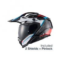 X.WED3 FURKA ADVENTURE HELMET (BLUE/RED)