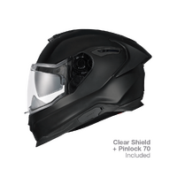 NEXX Y.100R FULL BLACK MT HELMET