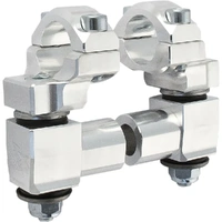 2" Anti-Vibe Riser for 1 1/8" Handlebar - Clear Anodised