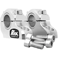 1 1/4" clear Pro Offset Elite Block Riser for 7/8" or 1 1/8" Handlebar 