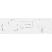 Twinlight auxiliary headlight set (high beam) incl. holder and cable chrome for Kawasaki VN 800 Classic (1996-1999)