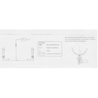Twinlight auxiliary headlight set (high beam) incl. holder and cable chrome for Kawasaki VN 800 Classic (2000-2005)
