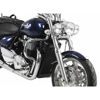 Twinlight auxiliary headlight set (high beam) incl. holder and cable chrome for Triumph Thunderbird 1600/1700 (2009-2018)