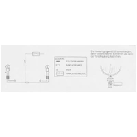 Twinlight auxiliary headlight set (high beam) incl. holder and cable chrome for Honda VT 1100 C3 Shadow (1998-2001)