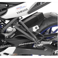 Passenger footrest lowering kit (5cm) anthracite for Yamaha MT-09 Tracer ABS (2015-2017)