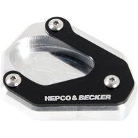 Side stand plate silver/black for Kawasaki Eliminator 500 (2024-)