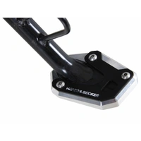 Side stand plate silver/black for Suzuki AN 400 Burgman (2017-)