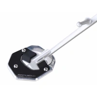 Side stand plate silver/black for Yamaha Ténéré 700 World Raid (2022-2024)/Ténéré 700 World Rally (2023-2024)