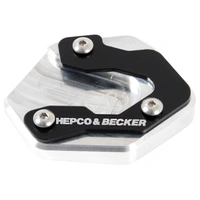 Side stand plate silver/black for Yamaha MT-03 (2025-)