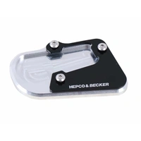 Side stand plate silver/black for BMW R 1250 R (2019-2025)