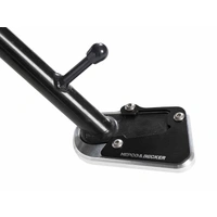 Side stand plate silver/black for BMW R 1250 RT (2019-2025)