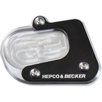 Side stand plate silver/black for BMW F 800 GS (2024-)