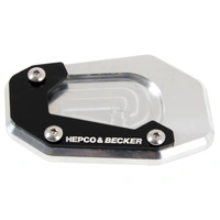 Side stand plate silver/black for BMW R nineT (2014-2016)