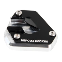 Side stand plate silver/black for Triumph Tiger 800 XC (2010-2014)