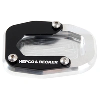 Side stand plate silver/black for Ducati Scrambler 800 (2015-2018)