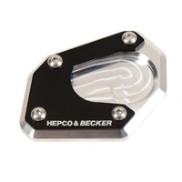 Side stand plate silver/black for KTM 1290 Super Adventure (2015-2020)