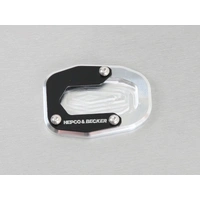Side stand plate silver/black for Ducati Scrambler 400 Sixty2 (2016-2020)
