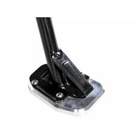 Side stand plate silver/black for Ducati Diavel 1260 / S (2019-2023)