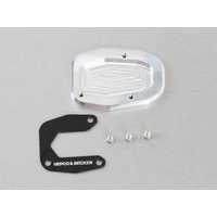 Side stand plate silver/black for Ducati Scrambler 800 (2019-2022)