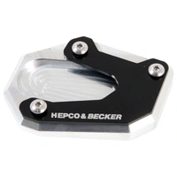 Side stand plate silver/black for Aprilia Tuono 457 (2025-)