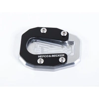 Side stand plate silver/black for Honda CRF 1100 L Africa Twin (2019-2023)