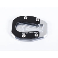 Side stand plate silver/black for Honda CRF 1100L Africa Twin Adventure Sports / ES (2024-)