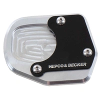 Side stand plate silver/black for Honda Honda Crosstourer (2012-2020)