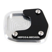 Side stand plate silver/black for Honda NC 750 X (2014-2020)