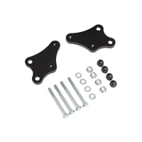 Black adapter set for Hepco&Becker engine guard and tank guard for Honda XL 750 Transalp (2023-2024)