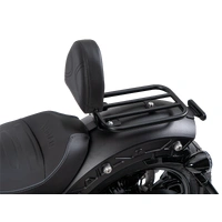 Driver's backrest with upholstery for combination with solo rack for Indian Scout Sixty Classic (2025-)