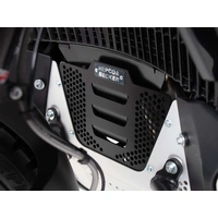 Black additional plate for original engine protection plate KTM 890 Adventure / R / Rally (2021-2022)
