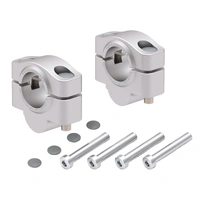 Handlebar riser for Suzuki GSX-S 1000 GX (2024 - ), 20mm high - silver
