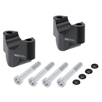 Handlebar riser for KTM 1290 Super Duke R (2020-2023), 25mm high - Black