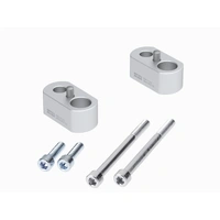 Handlebar riser 20 mm silver for Triumph Tiger 800 (2010-2020)