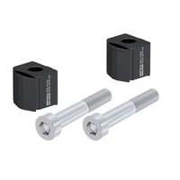 Handlebar riser for KTM 890 Adventure / R / Rally (2021-2022), 25mm high block - black