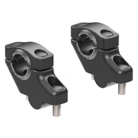 Handlebar riser with offset for Yamaha XJ 6/Diversion (2009-2016), 30mm high, 21mm back - Black