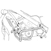Engine guard Honda NTV 650 chrome