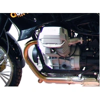 Engine guard black for Moto Guzzi Quota 1000 (1992-1998)/1100 ES (1998-2001)