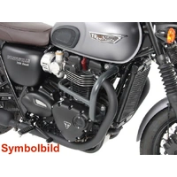 Chrome engine guard for Triumph Bonneville T 120/Black (2016-)