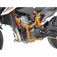 Engine guard incl. protection pad orange for KTM 890 Duke R (2020-2023)